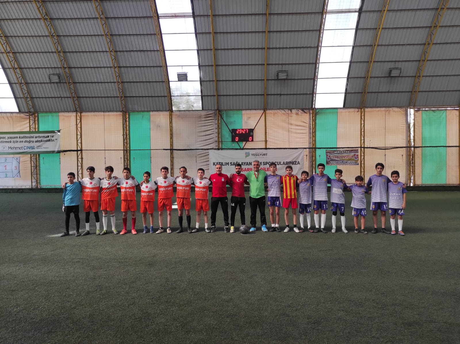 ‘Cumhuriyet Kupası’ Futbol Okulları Turnuvası Düzenlendi.