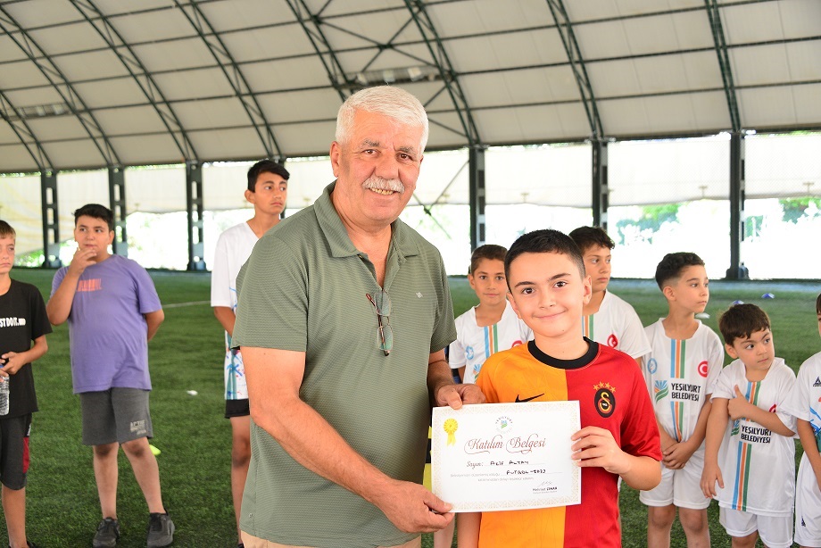 Yaz Spor Okulları Kapanış Töreni Futbol Branşı